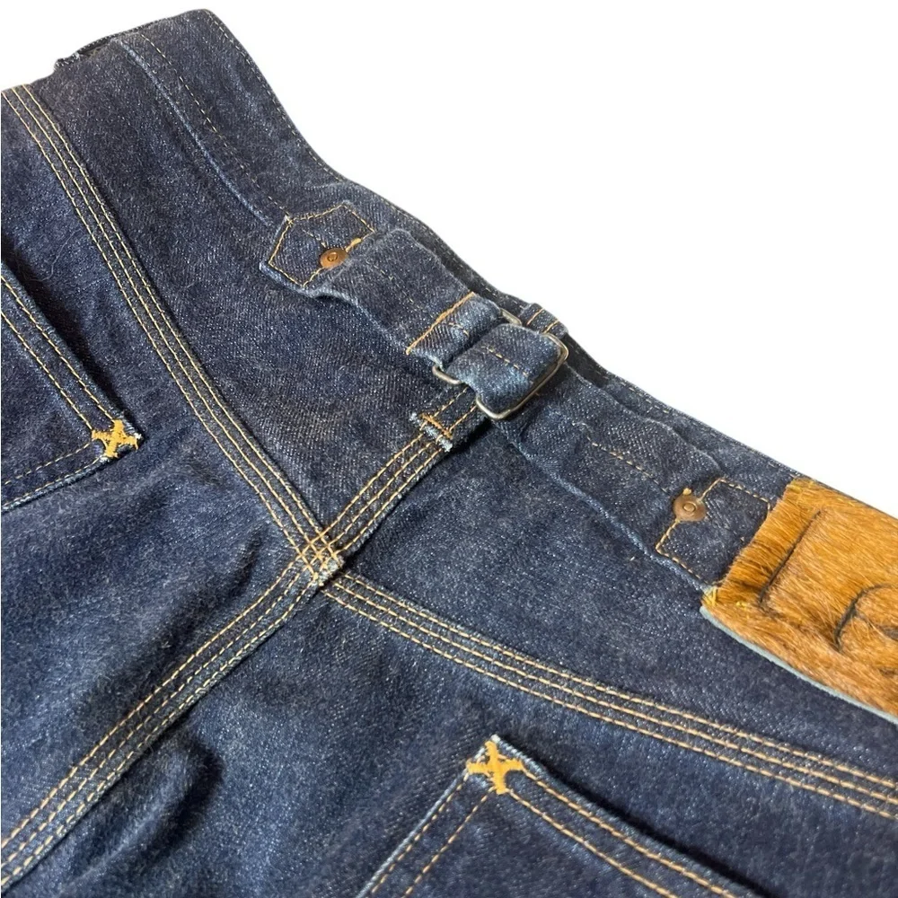 Lee 1101 1930s Reproduction Selvedge Jeans 30x33 Made in Japan Hair-On-Hide